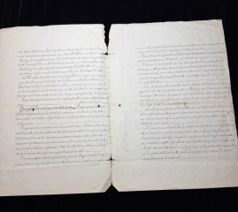 1761 French Manuscript Document Amsterdam Paper Seal Handwritten Legal Record 18th Century