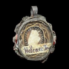 Brass Reliquary with Relic of Saint Helena of Constantinople, mother of ...