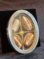 Exceptional Silver Reliquary with Relics of the Four Evangelists