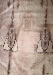 RESERVED - Exceptional Linen Reproduction of the Holy Shroud of Turin, Presented to Pope Benedict XVI by Cardinal Marco Cé Vatican, 11 March 2006