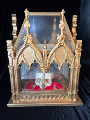 RESERVED - Exceptional Reliquary of the Head of Saint Theodosia of Tyre also known as Theodosia of Caesarea or Theodosia of Palestine.