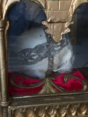 RESERVED - Exceptional Reliquary of the Head of Saint Theodosia of Tyre also known as Theodosia of Caesarea or Theodosia of Palestine.
