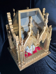 RESERVED - Exceptional Reliquary of the Head of Saint Theodosia of Tyre also known as Theodosia of Caesarea or Theodosia of Palestine.