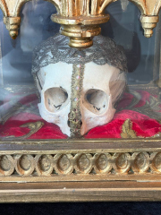 RESERVED - Exceptional Reliquary of the Head of Saint Theodosia of Tyre also known as Theodosia of Caesarea or Theodosia of Palestine.