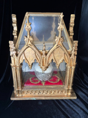 RESERVED - Exceptional Reliquary of the Head of Saint Theodosia of Tyre also known as Theodosia of Caesarea or Theodosia of Palestine.