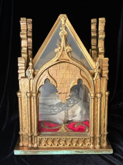 RESERVED - Exceptional Reliquary of the Head of Saint Theodosia of Tyre also known as Theodosia of Caesarea or Theodosia of Palestine.