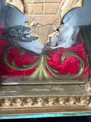 RESERVED - Exceptional Reliquary of the Head of Saint Theodosia of Tyre also known as Theodosia of Caesarea or Theodosia of Palestine.