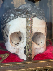 RESERVED - Exceptional Reliquary of the Head of Saint Theodosia of Tyre also known as Theodosia of Caesarea or Theodosia of Palestine.