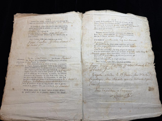 French Revolution Document Vente de Biens Nationaux Verdun District (Meuse) Official Revolutionary Sale Notice