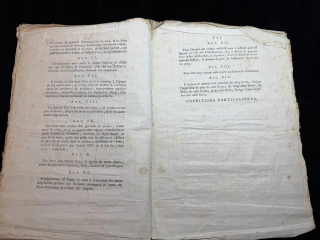 French Revolution Document Vente de Biens Nationaux Verdun District (Meuse) Official Revolutionary Sale Notice