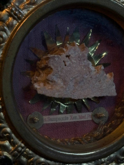 RESERVED - Gilded Reliquary with Relic of Saint Sampson the Hospitable