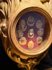 Giltwood Reliquary of the Seven Holy Maccabean Martyrs, Their Mother Saint Solomonia, and Saint Eleazar the Elder