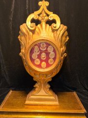Giltwood Reliquary of the Seven Holy Maccabean Martyrs, Their Mother Saint Solomonia, and Saint Eleazar the Elder