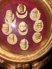 Giltwood Reliquary of the Seven Holy Maccabean Martyrs, Their Mother Saint Solomonia, and Saint Eleazar the Elder