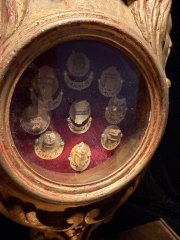 Giltwood Reliquary of the Seven Holy Maccabean Martyrs, Their Mother Saint Solomonia, and Saint Eleazar the Elder