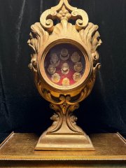 Giltwood Reliquary of the Seven Holy Maccabean Martyrs, Their Mother Saint Solomonia, and Saint Eleazar the Elder