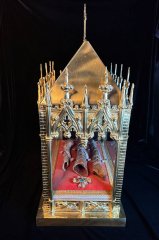 Huge Altar Reliquary with Relics of Saints Cosmas, Damian and Varus