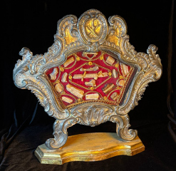 RESERVED - Magnificent Baroque Reliquary of the Fathers and Doctors of the Church