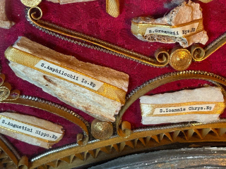 RESERVED - Magnificent Baroque Reliquary of the Fathers and Doctors of the Church