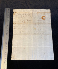 Medici 1524 Autograph Letter Signed (ALS) Renaissance Italy.