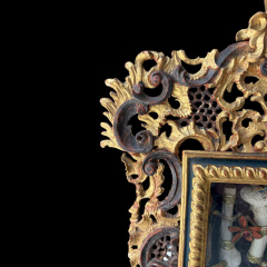 Monumental Baroque Altar-Reliquary with Major Relics of Saints Cosmas and Damian Extraordinary Reliquary Containing Exceptional Relics of the Holy Unmercenary Physicians