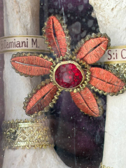 Monumental Baroque Altar-Reliquary with Major Relics of Saints Cosmas and Damian Extraordinary Reliquary Containing Exceptional Relics of the Holy Unmercenary Physicians
