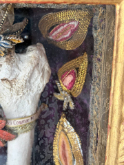 Monumental Baroque Altar-Reliquary with Major Relics of Saints Cosmas and Damian Extraordinary Reliquary Containing Exceptional Relics of the Holy Unmercenary Physicians