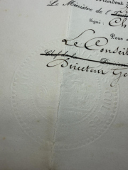 Official French Government Decree President Jules Grévy Paris 1880