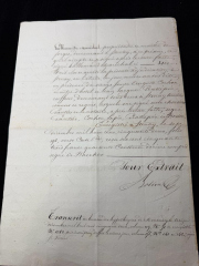 Rare French Notarial Document Property Auction Act Meuse Department 5 December 1852