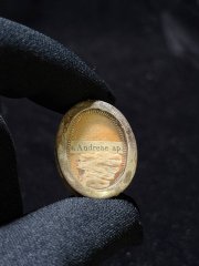 Relic of Saint Andrew the Apostle in pure sterling silver reliquary
