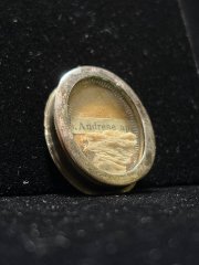 Relic of Saint Andrew the Apostle in pure sterling silver reliquary