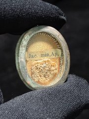 Relic of Saint James the Less, Apostle in pure sterling silver reliquary