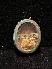 Relic of Saint John the Apostle and Evangelist in pure sterling silver reliquary