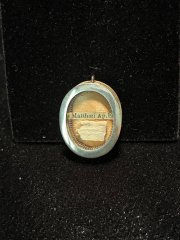 Relic of Saint Matthew the Apostle and Evangelist in pure sterling silver reliquary
