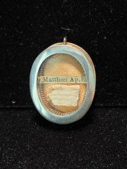 Relic of Saint Matthew the Apostle and Evangelist in pure sterling silver reliquary