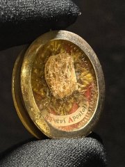 Relic of Saint Peter the Apostle in Pure Sterling Silver Reliquary