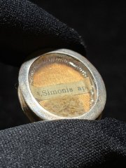 Relic of Saint Simon the Apostle in pure sterling silver reliquary