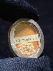 Relic of Saint Simon the Apostle in pure sterling silver reliquary