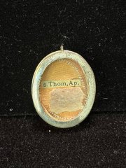 Relic of Saint Thomas the Apostle in pure sterling silver reliquary