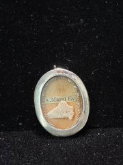 Relic of Saint Mark the Evangelist in pure sterling silver reliquary