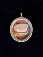 RESERVED - Silver Reliquary with Relic of Saint Natalia of Nicomedia, Martyr + Ecclesiastical Document