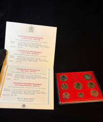 Vatican City State Official Euro Coin Set 2024 Pontificate of Pope Francis